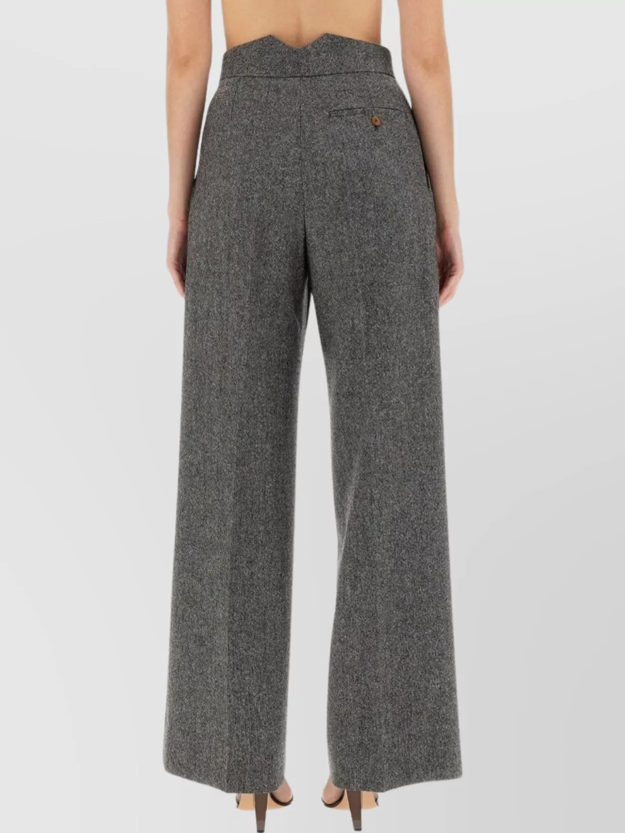 Vivienne Westwood "Lauren" Wide Leg High Waist Trousers