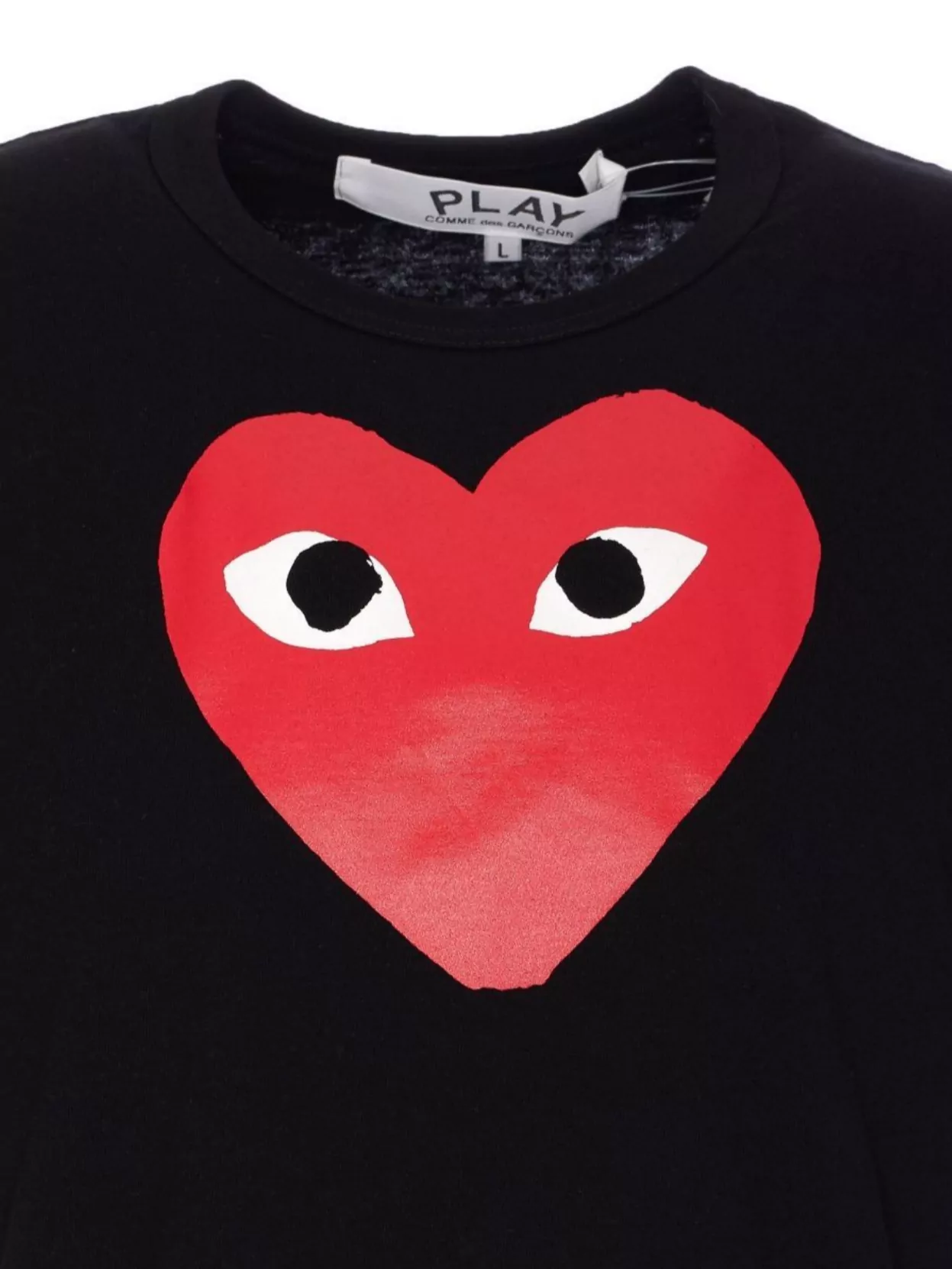 Comme Des Garçons Play Heart Logo Graphic Crewneck T-Shirt
