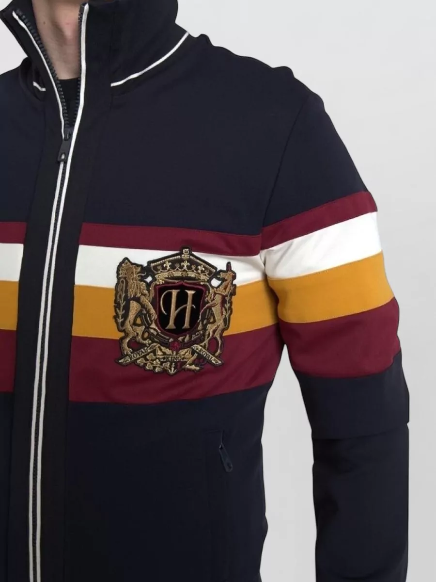 Dolce&Gabbana Striped Zip Track Jacket