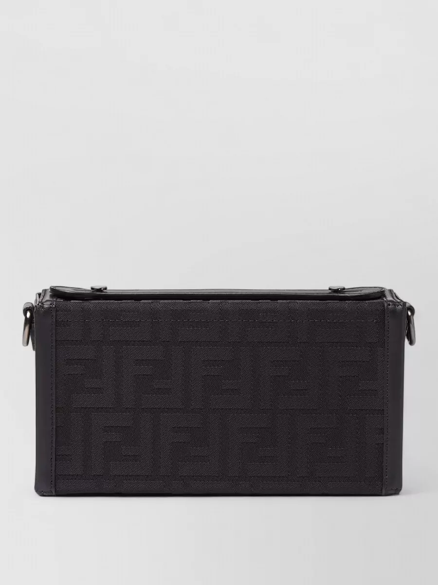 Fendi Baguette Nylon Jacquard Cross-Body Bag