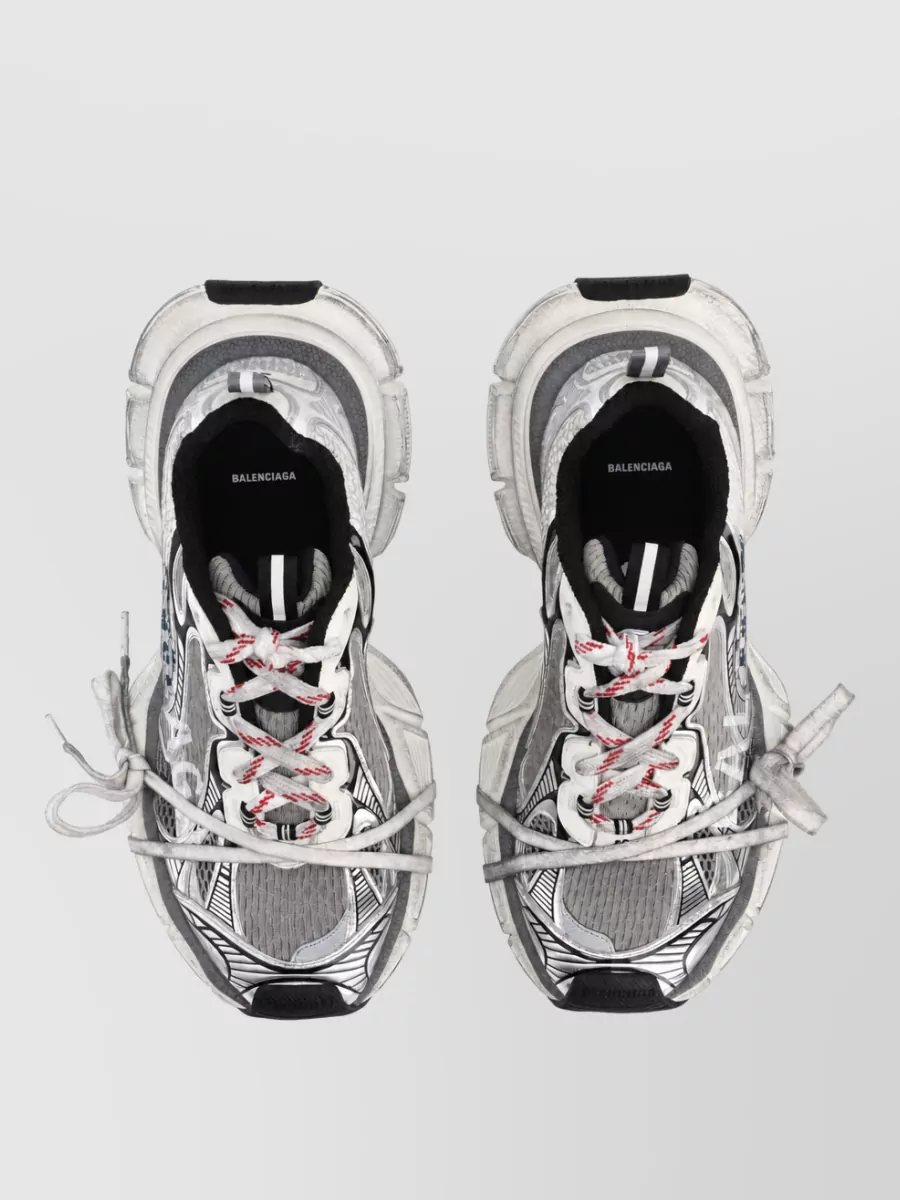 Balenciaga 3Xl Split Logo Low-Top Sneakers