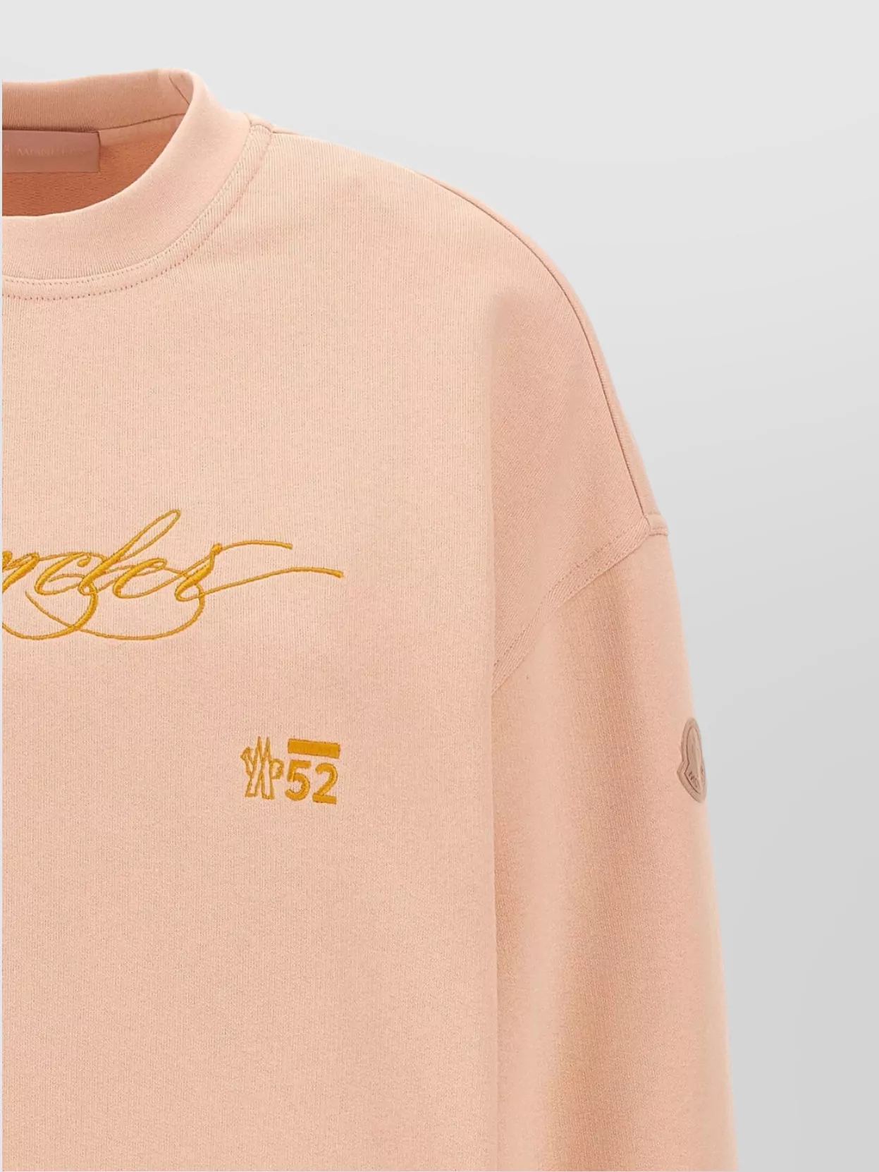 Moncler Crew Neck Embroidered Sweatshirt