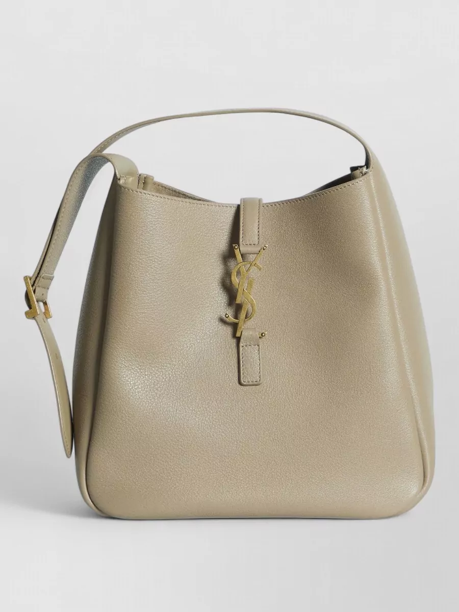 Saint Laurent Le 5 À 7 Small Leather Bucket Bag
