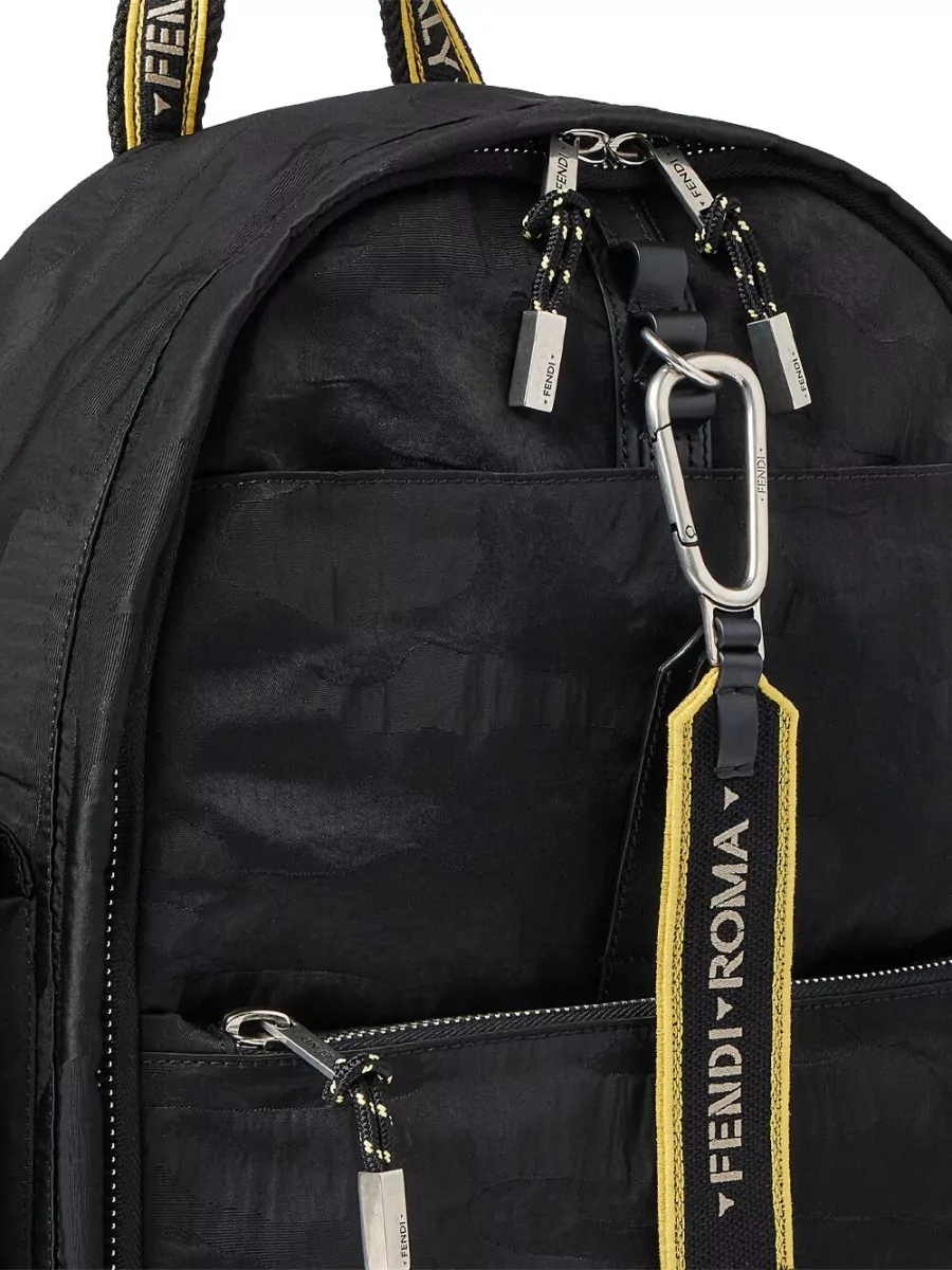 Fendi Technical Patchwork Backpack