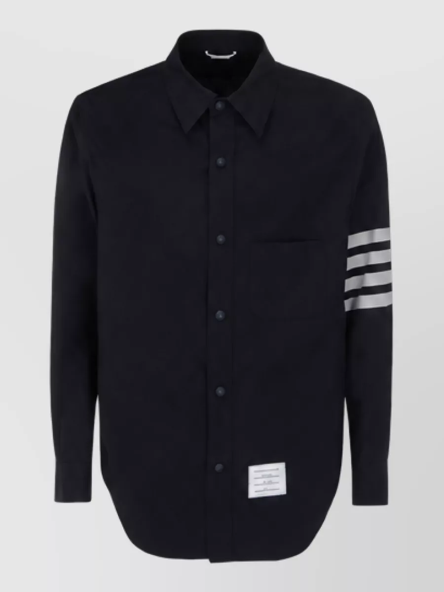 Thom Browne wool cotton oversized shirt