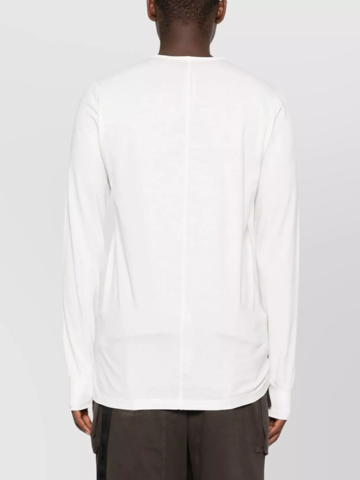Rick Owens Drkshdw Graphic Long Sleeve Crew Neck T-Shirt