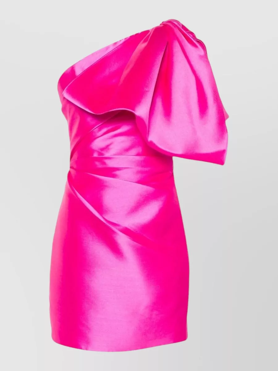 Solace London Asymmetric One-Shoulder Sleeveless Mini Dress
