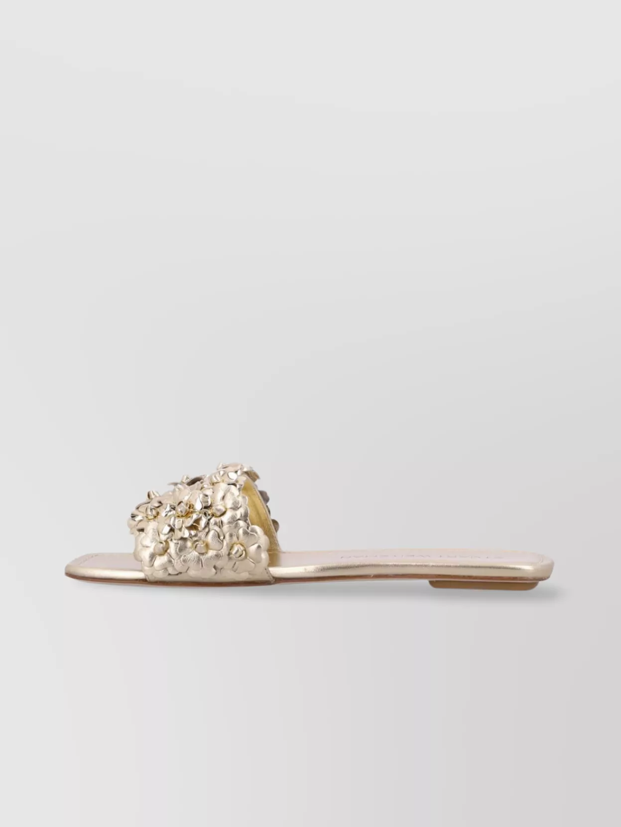 Stuart Weitzman Meadow Slide Floral Embellishments