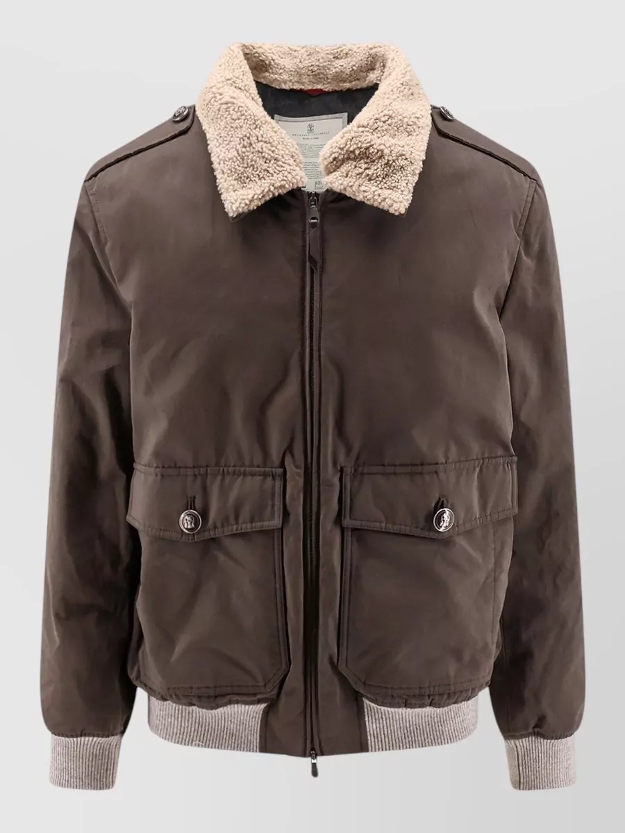 Brunello Cucinelli water resistant bomber jacket