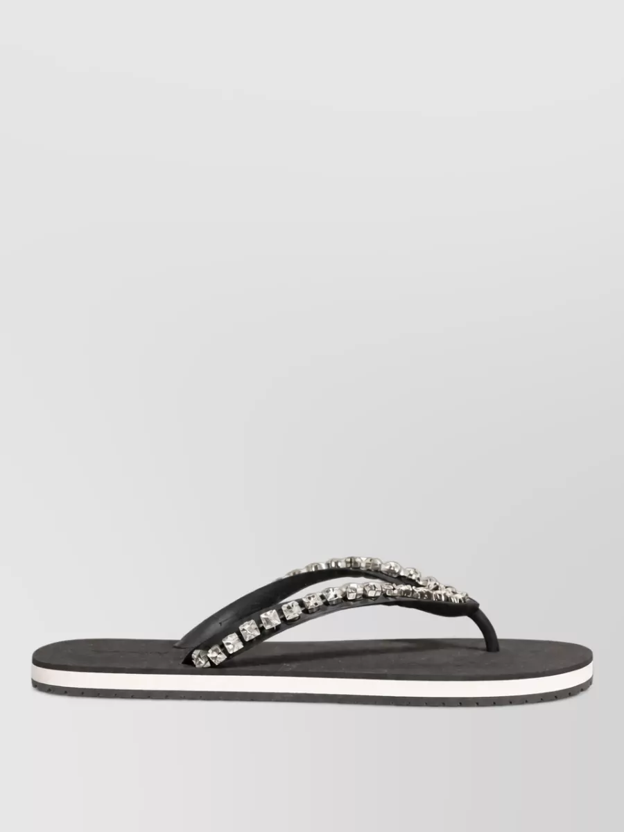 Dolce&Gabbana Embellished Flip Flops
