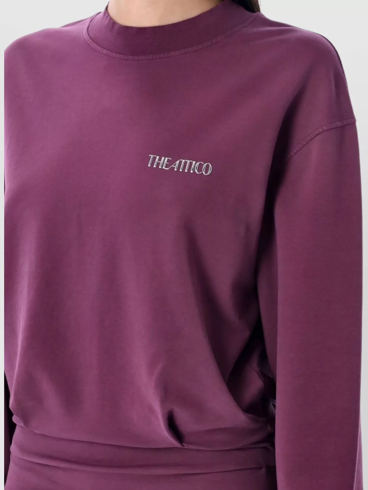 The Attico Short Dress Long Sleeves