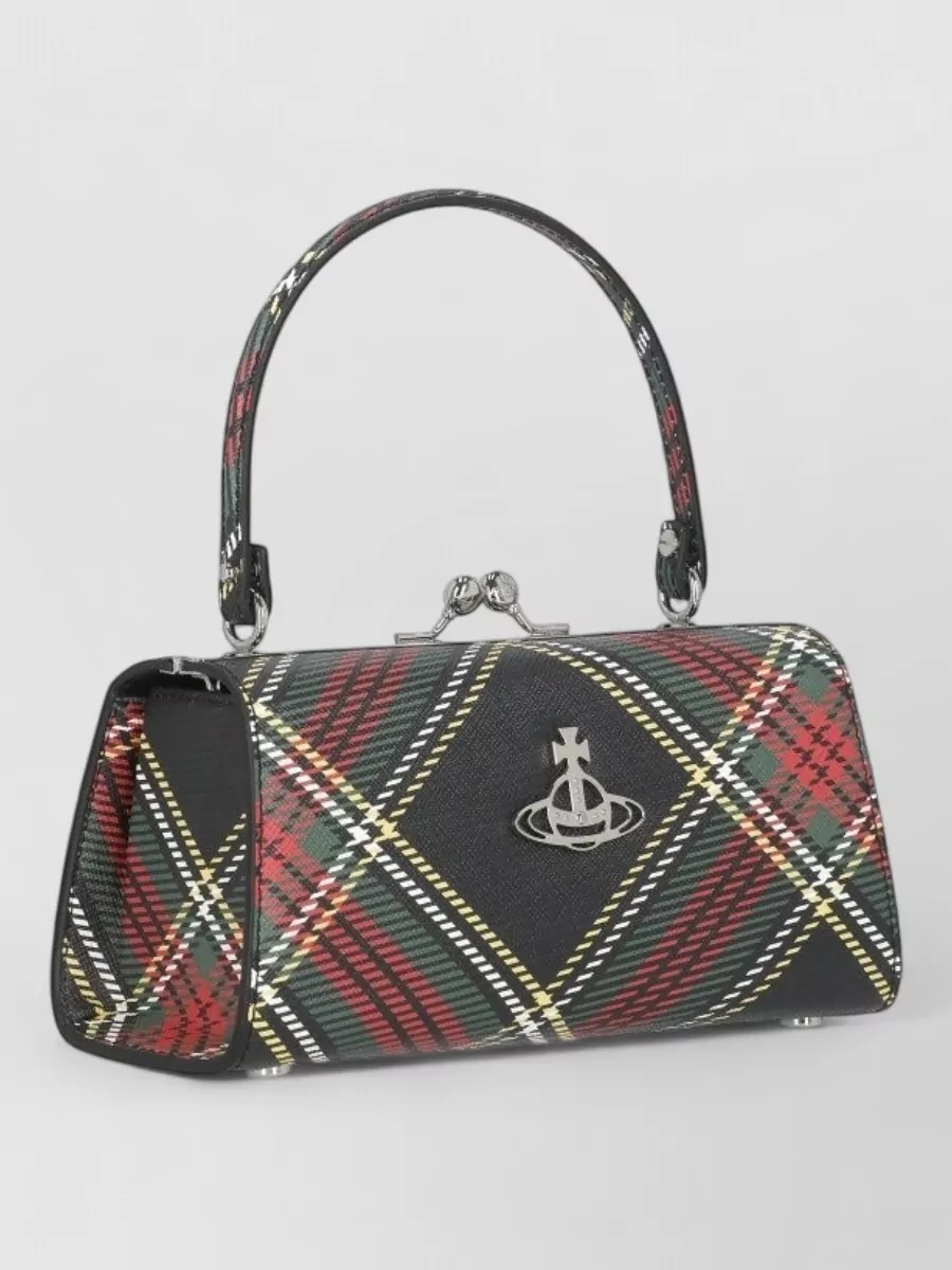 Vivienne Westwood Yasmine Tartan Clutch Bag