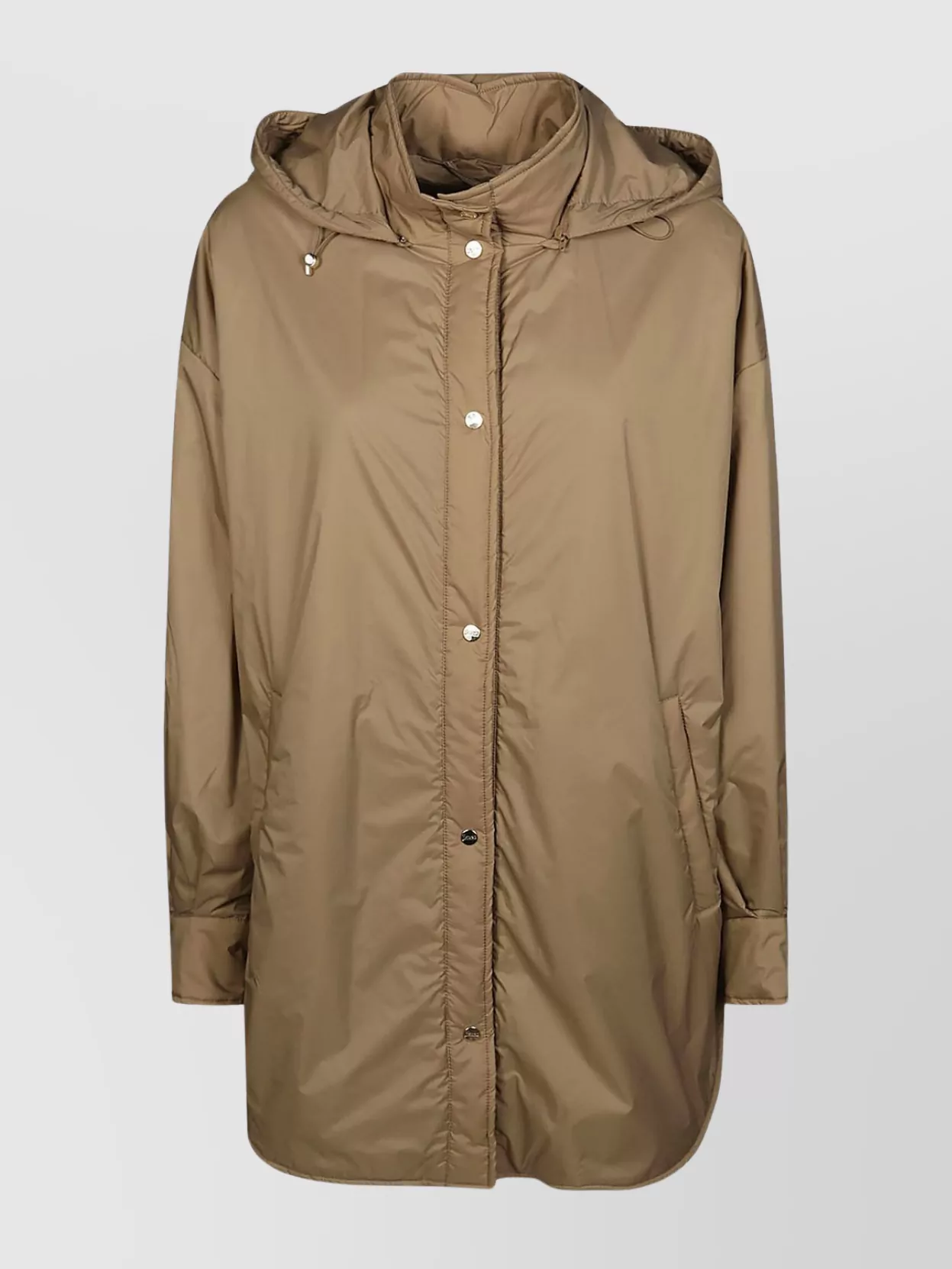 Shop Herno Hooded Jacket With Side Pockets