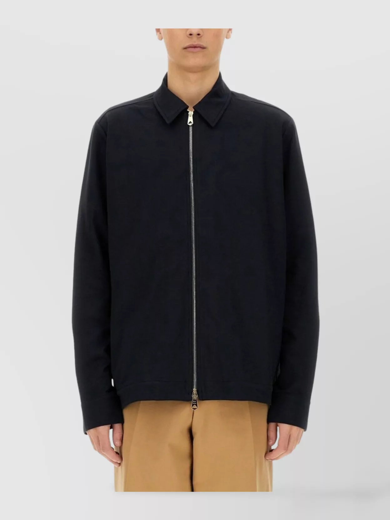 Paul Smith Collared Neck Long Sleeves Side Pockets