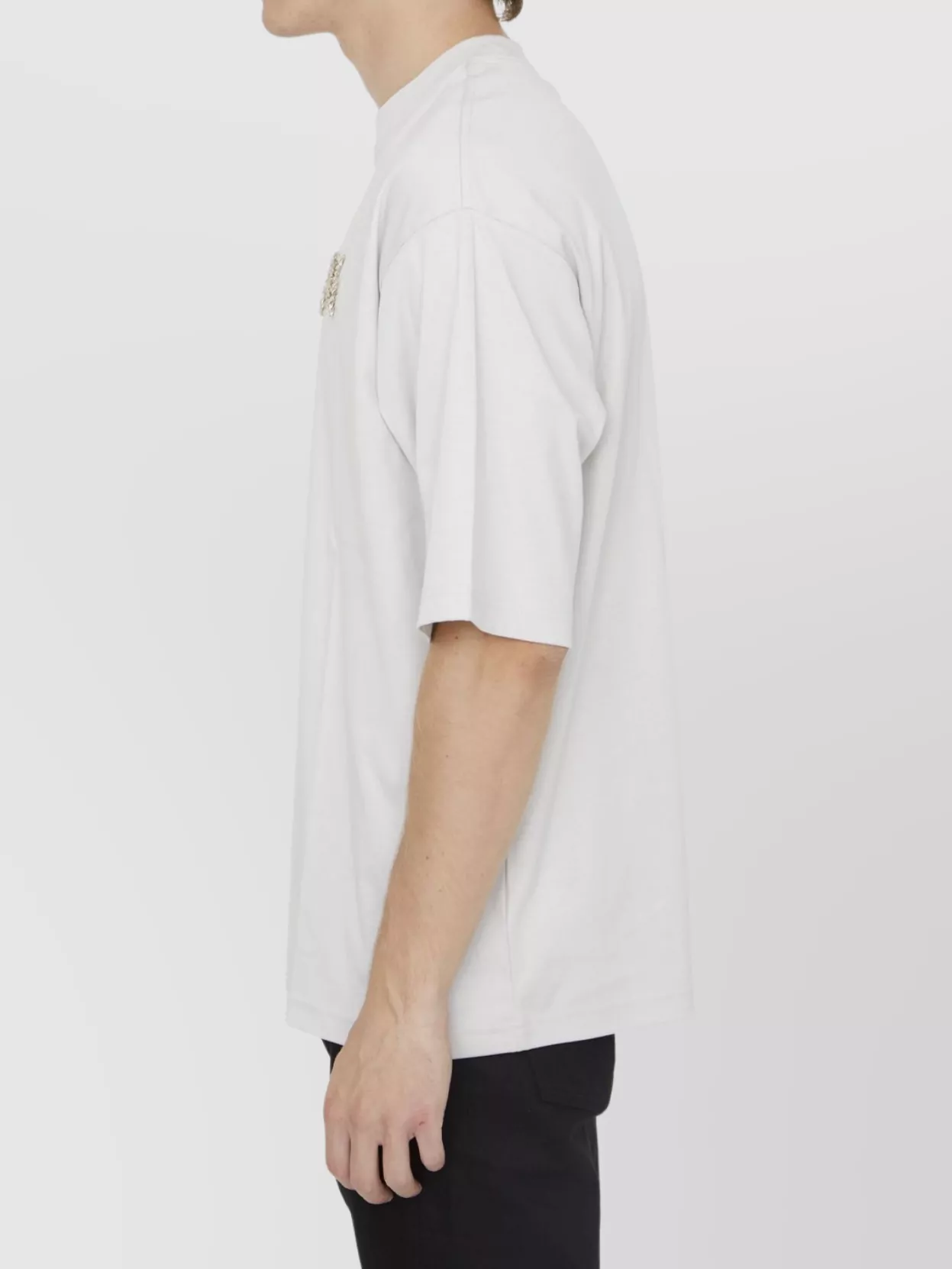 Lanvin Logo Crewneck Cotton T-Shirt