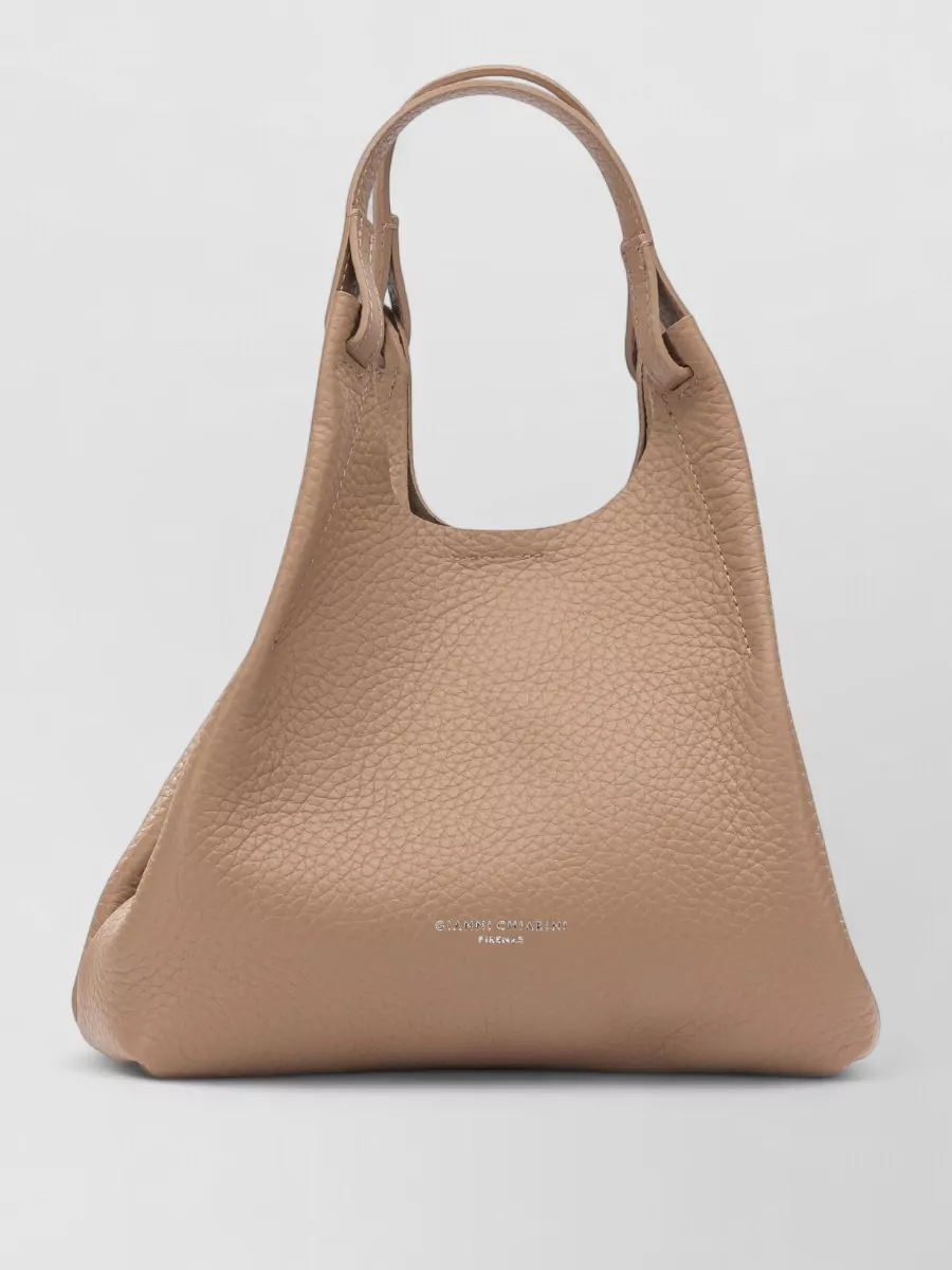 Gianni Chiarini Versatile Shoulder Bags Detachable Strap In Brown