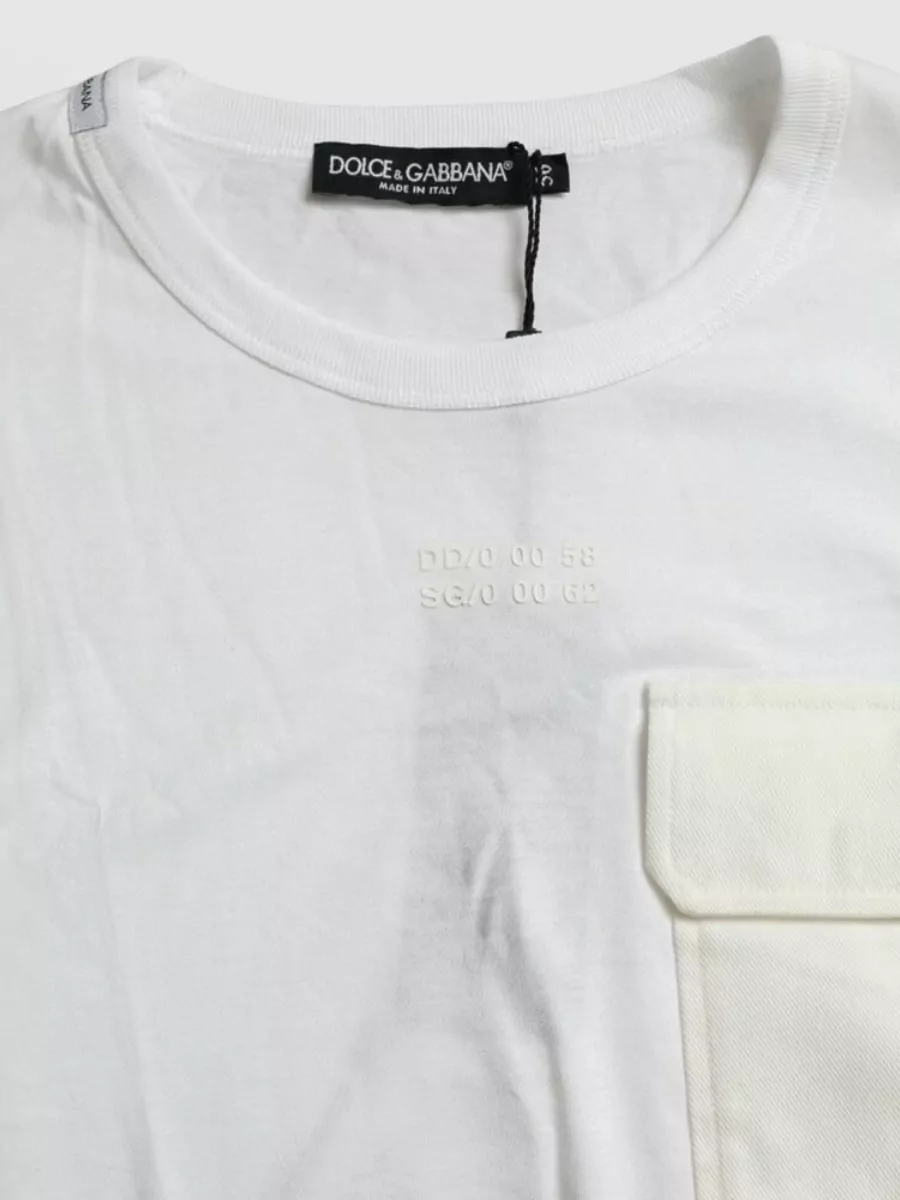 Dolce&Gabbana Cotton Pocket Short-Sleeve T-Shirt