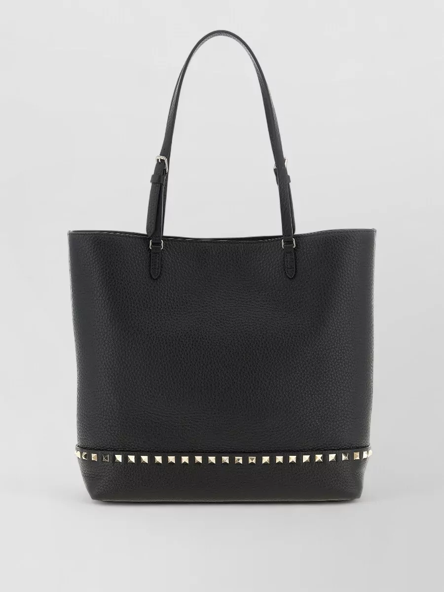 Valentino Garavani rockstud spike medium leather tote bag