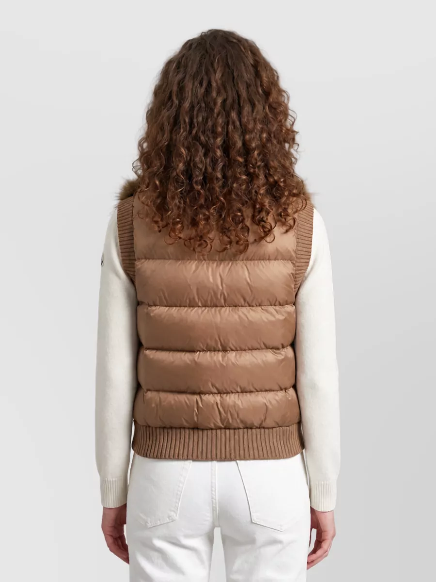 Moncler Padded Wool Oversized Vest
