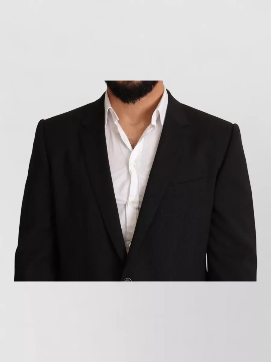 Dolce&Gabbana Striped Wool Blazer