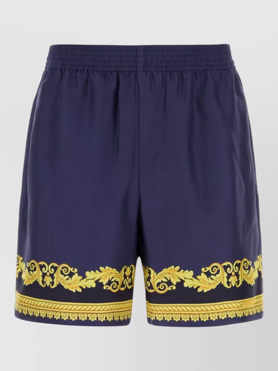 Versace silk bermuda shorts
