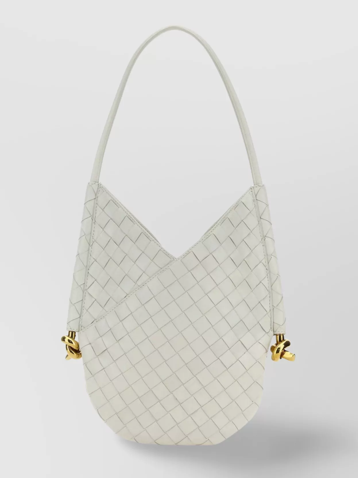 Shop Bottega Veneta Small Solstice Shoulder Bag With Intrecciato Motif