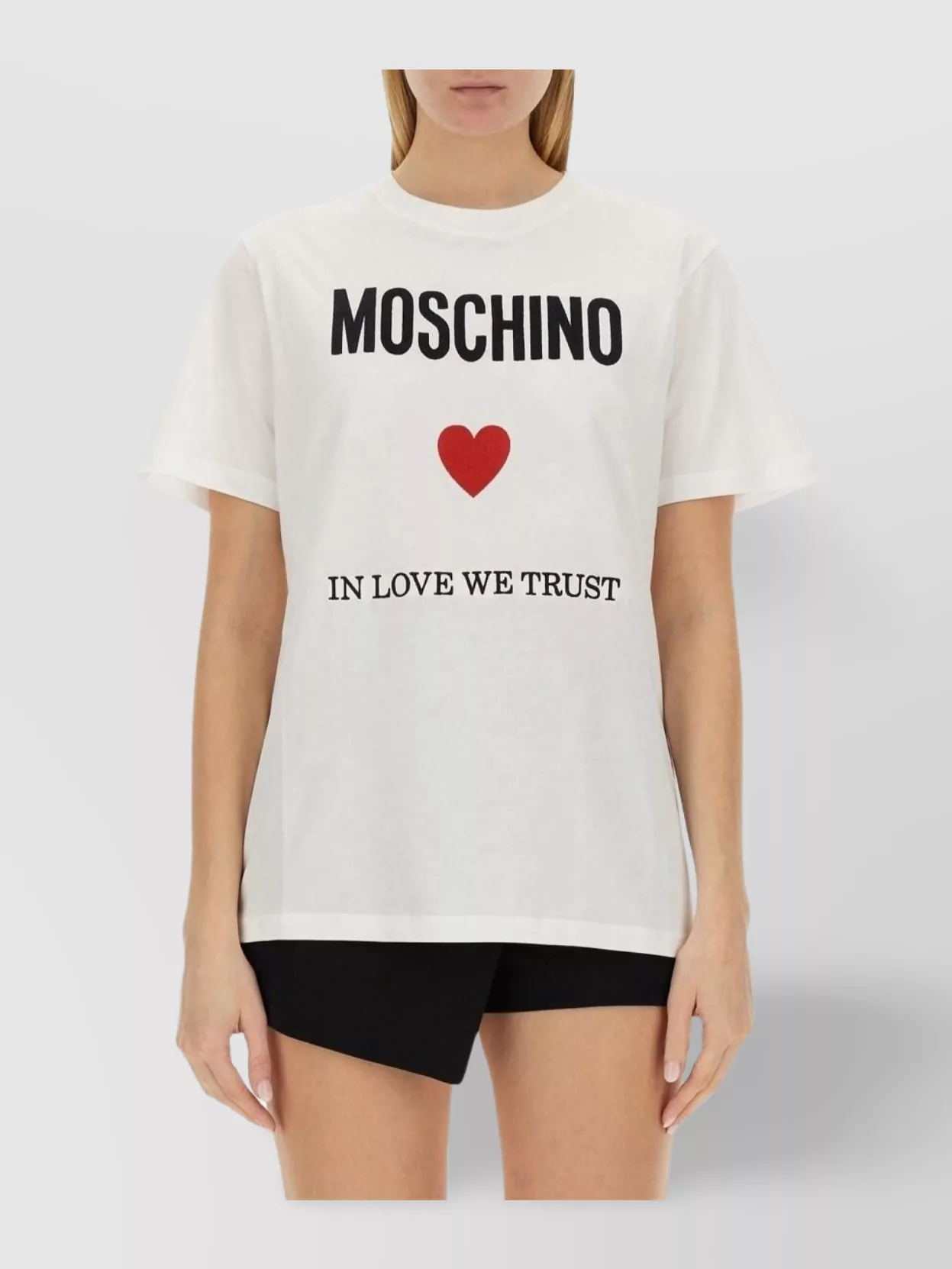Moschino Graphic Logo Crew Neck T-Shirt
