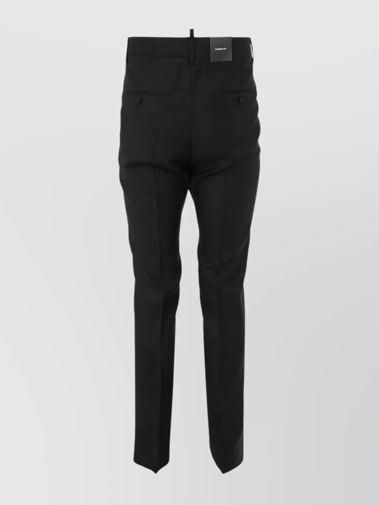 Dsquared2 Slim Fit Trousers Back Pockets In Black