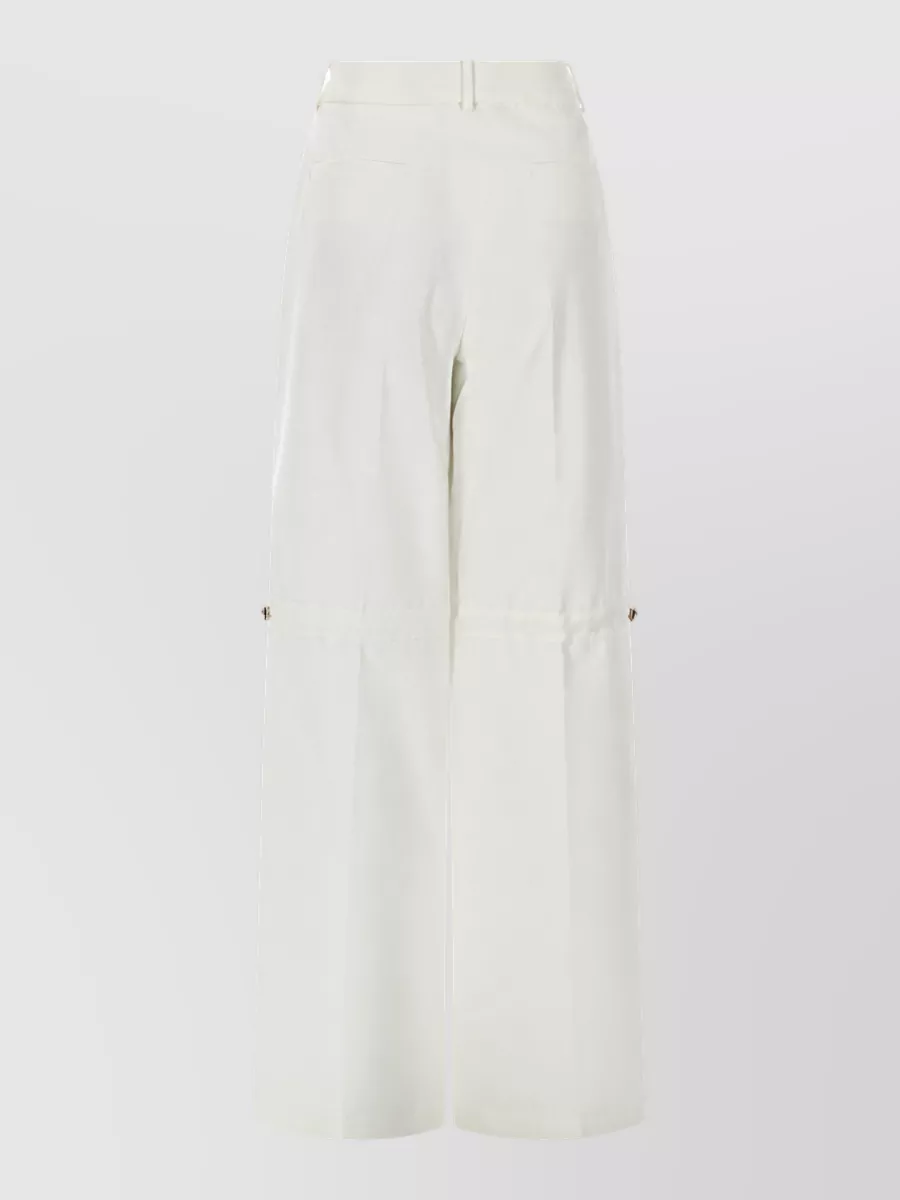 Fendi Cotton Wide-Leg Trousers
