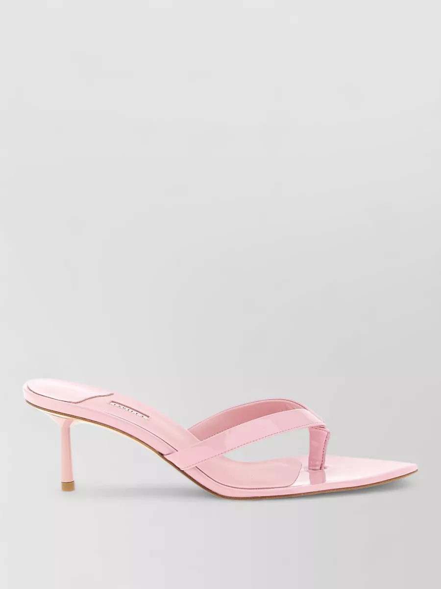 Le Silla Vinyl Stiletto Sandals