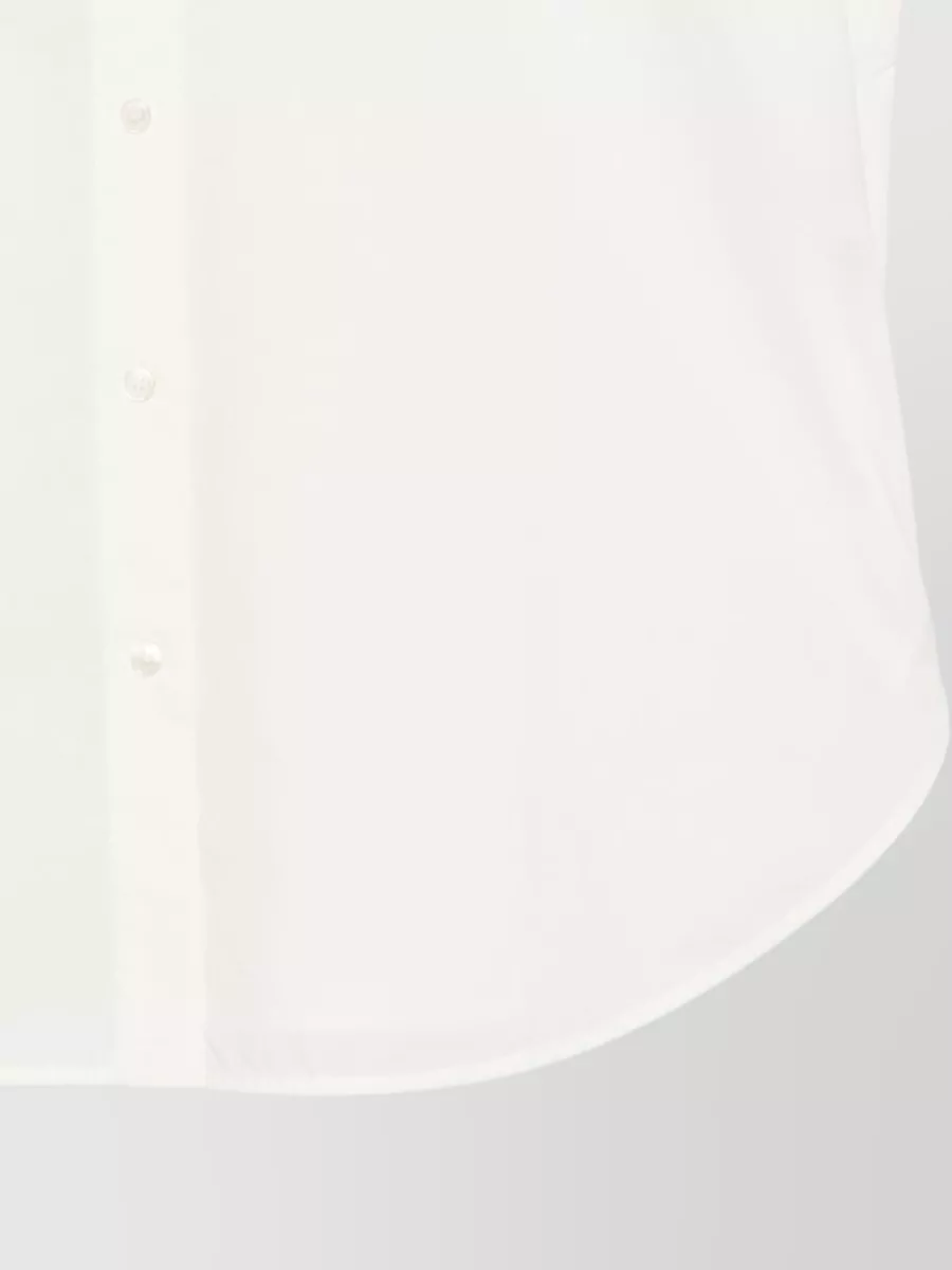 Woolrich Cotton Oversized Sleeveless Poplin Shirt