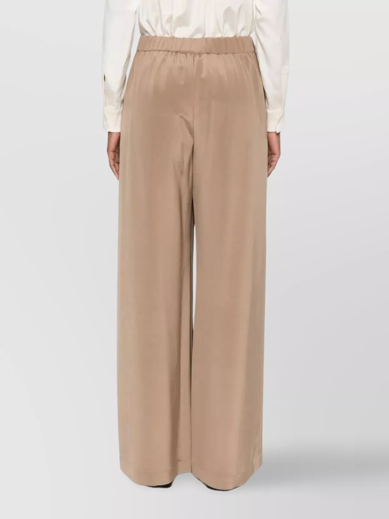 Max Mara Silk Wide-Leg Trousers