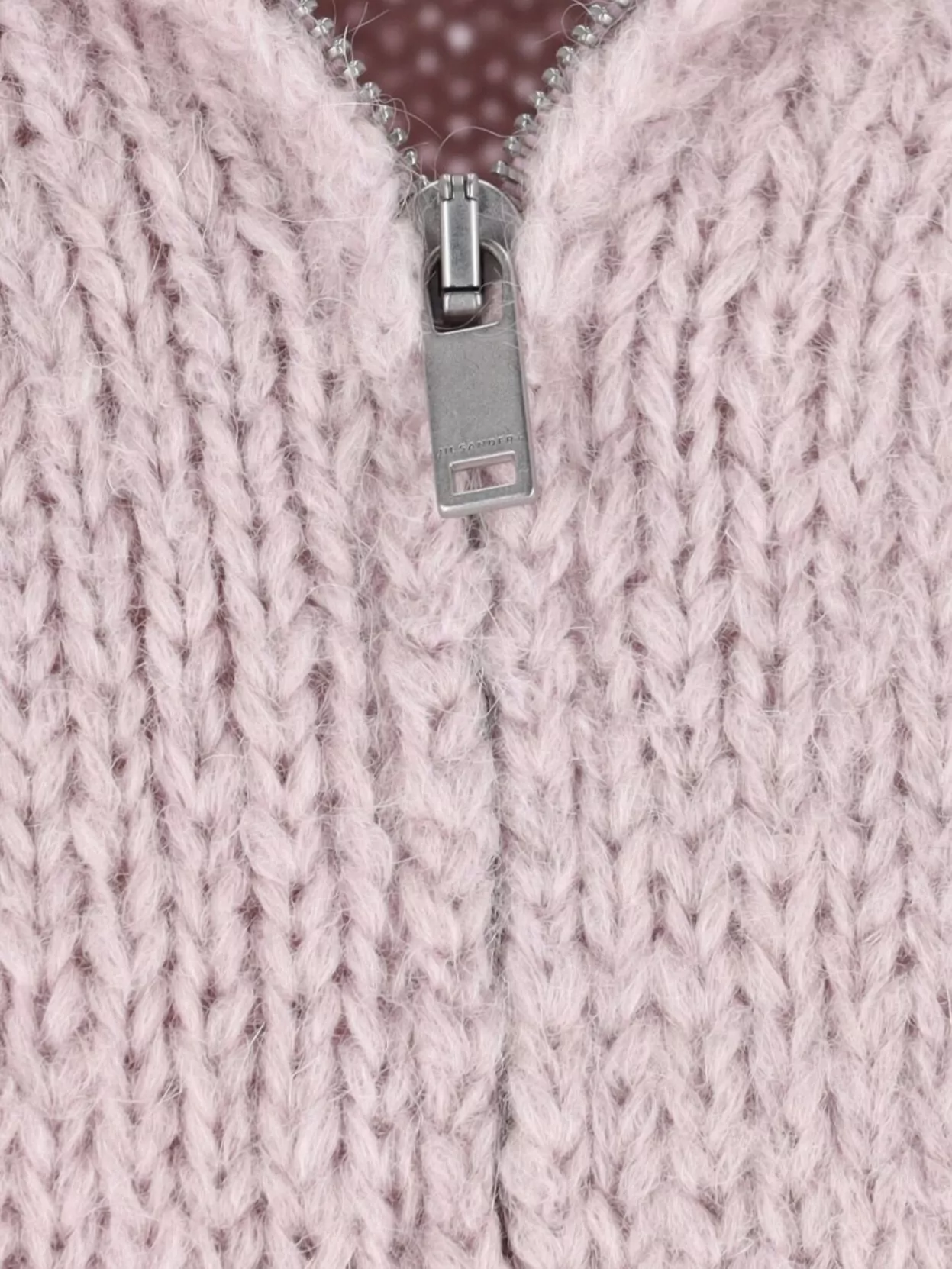 Jil Sander Chunky Knit High Collar Sweater