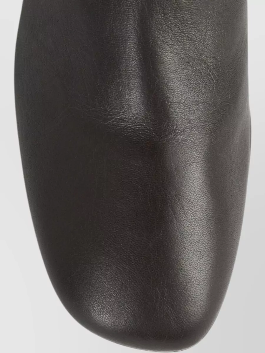 Totême Leather Ankle Boots