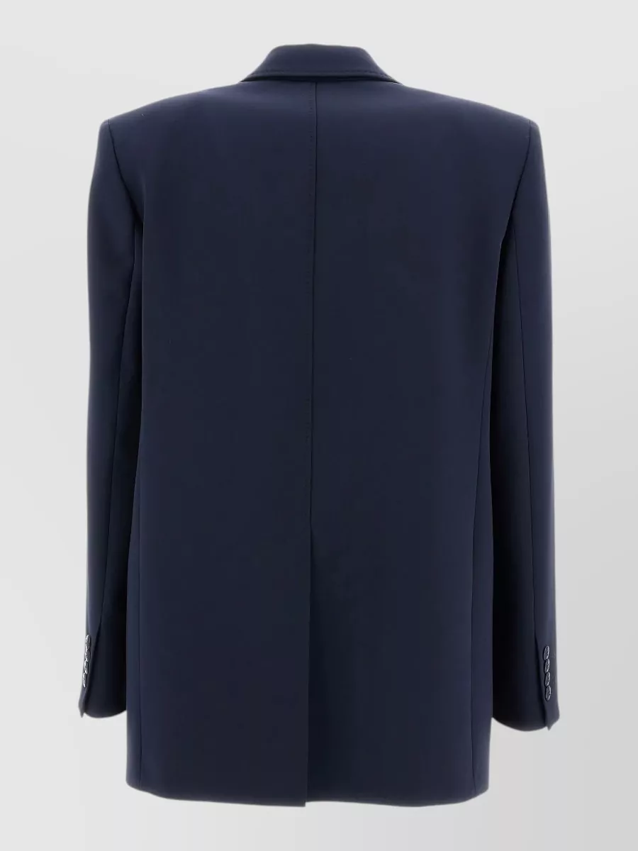 S Max Mara Bosco Tailored Jacket Notch Lapels Flap Pockets