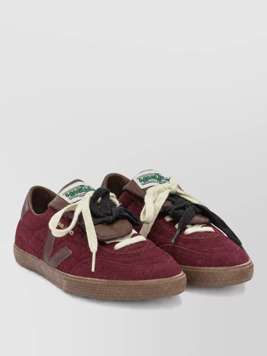 Veja suede leather low-top sneakers