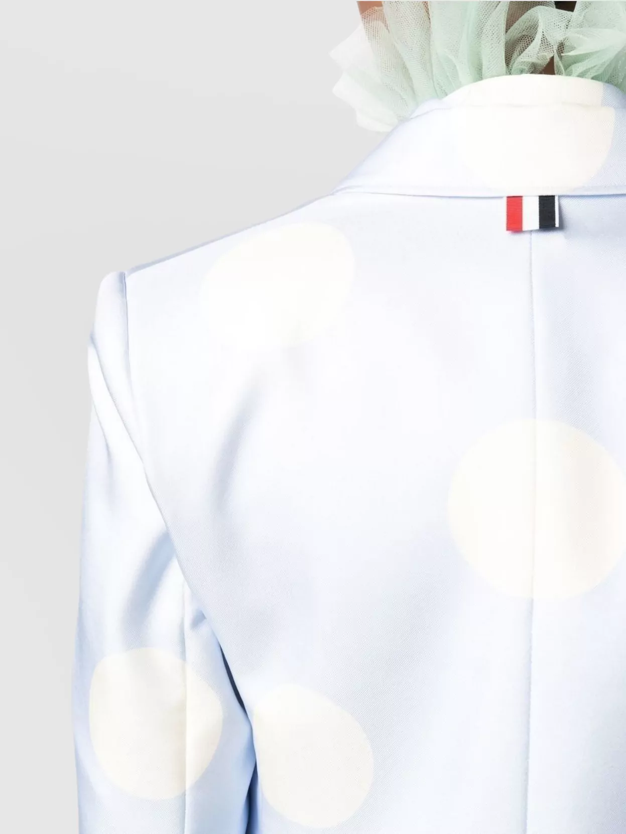 Thom Browne Polka-Dot Print Silk Blazer