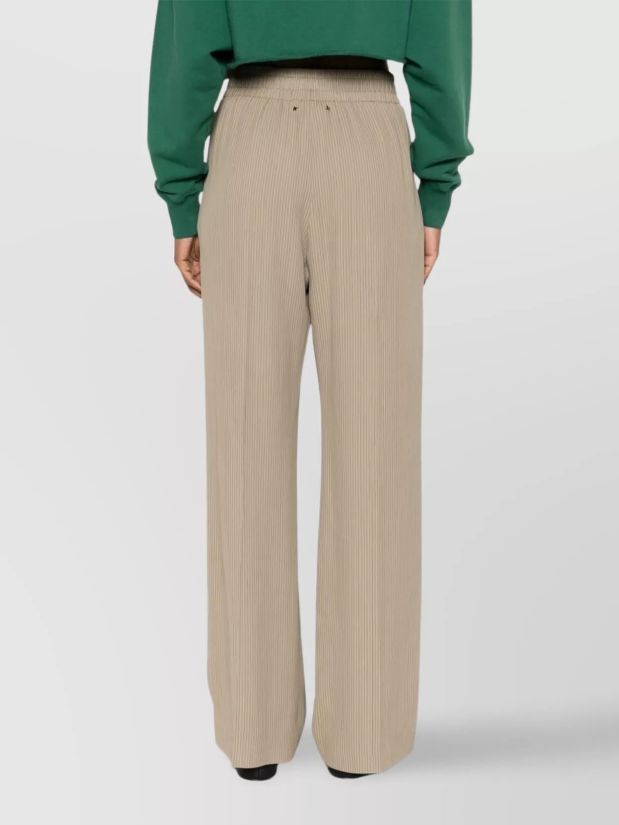 Golden Goose Wide-leg Trousers In Brown