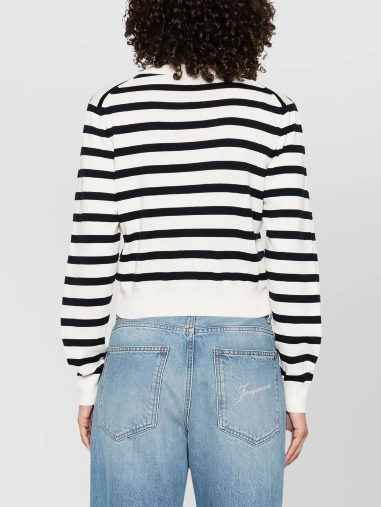 A.p.c. Striped Knitwear Cardigan V-Neck