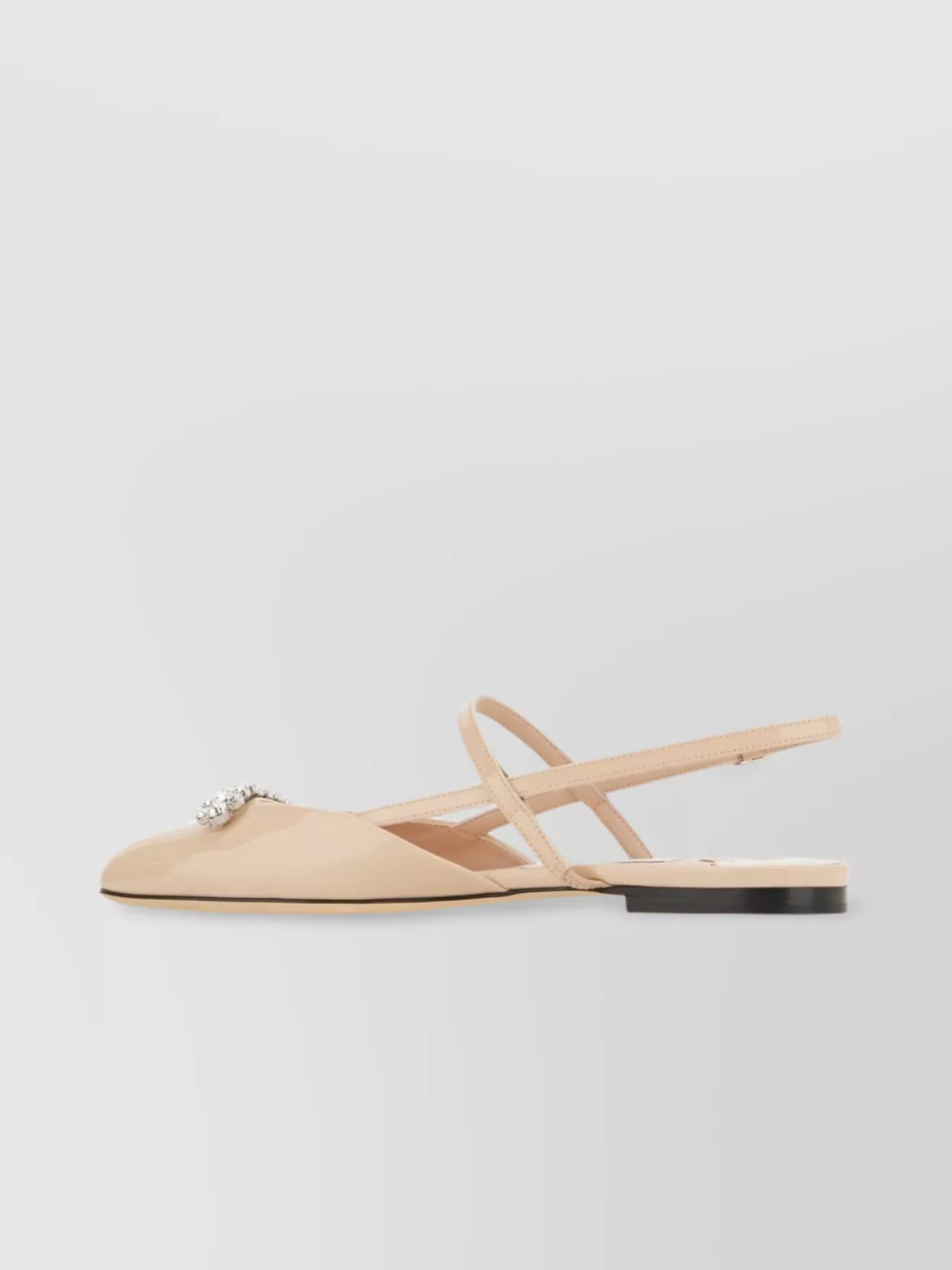 Jimmy Choo Embellished Detail Pointed Toe Ballerinas