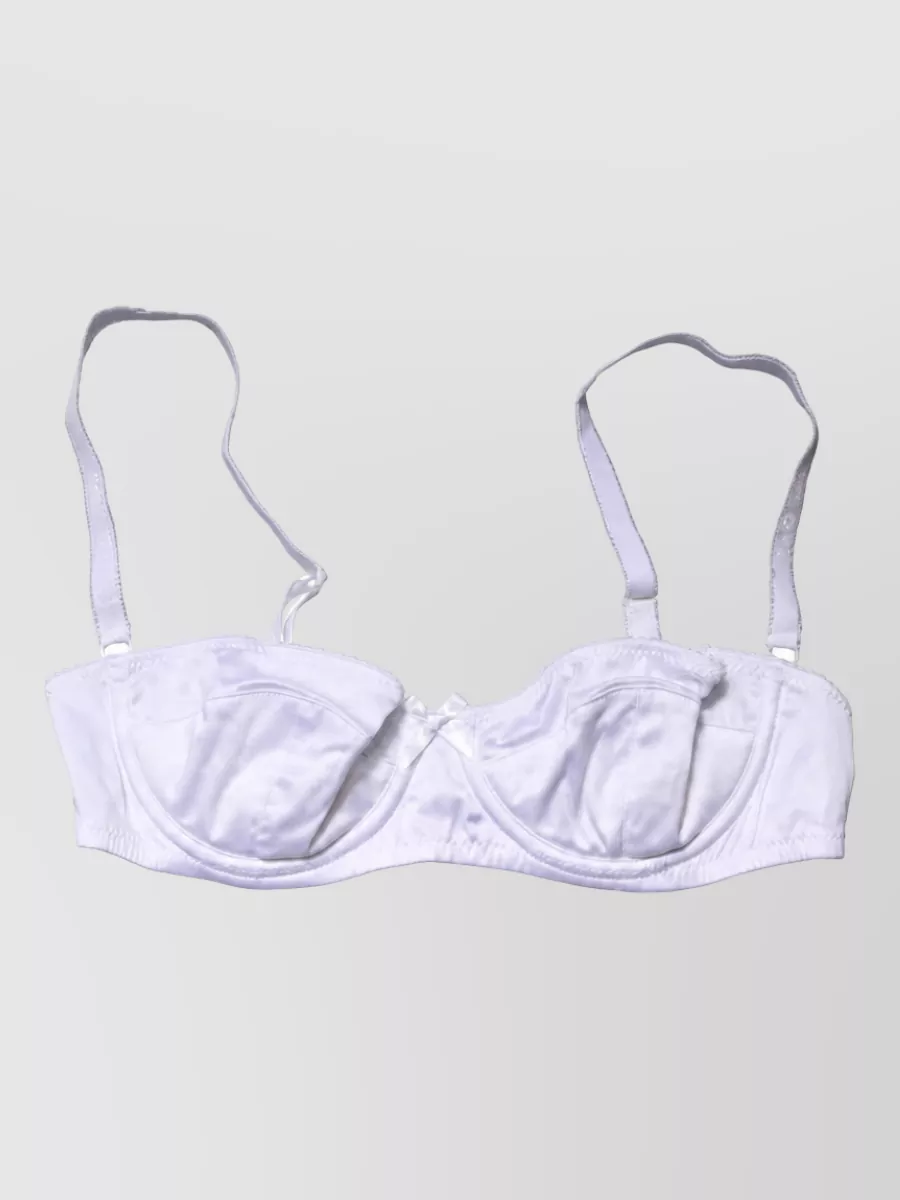Dolce&Gabbana silk underwire balconette bikini top