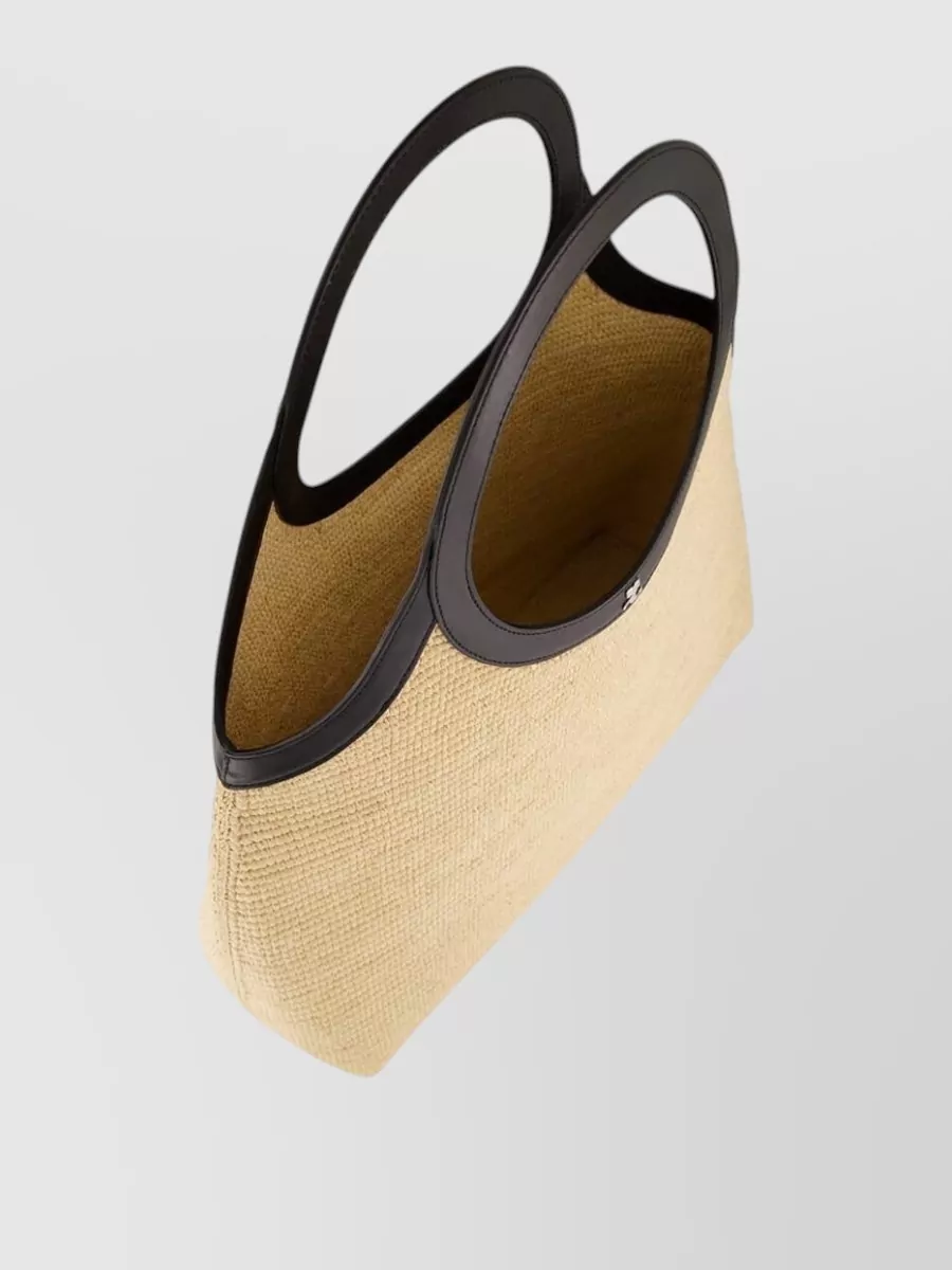 Courrèges Raffia Beach Bag