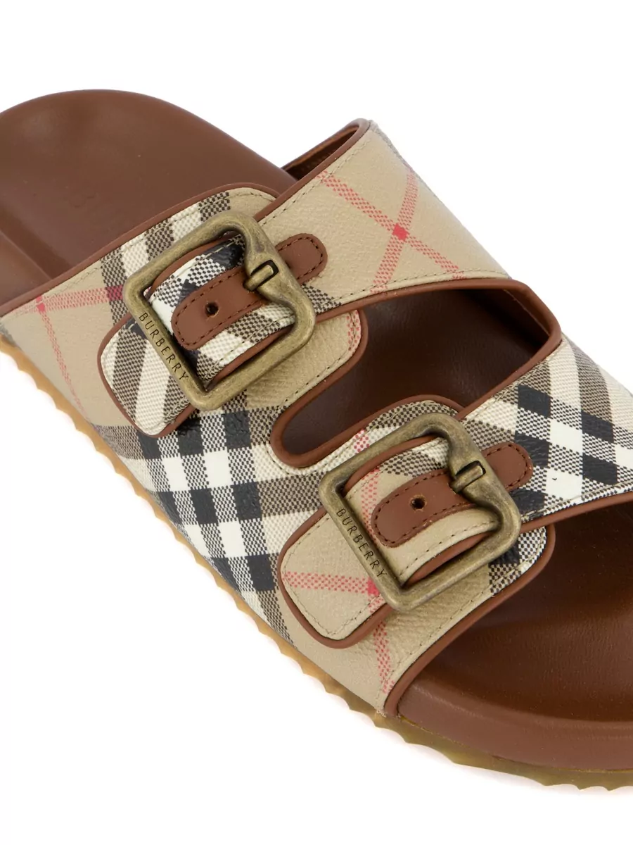 Burberry Leather Slides