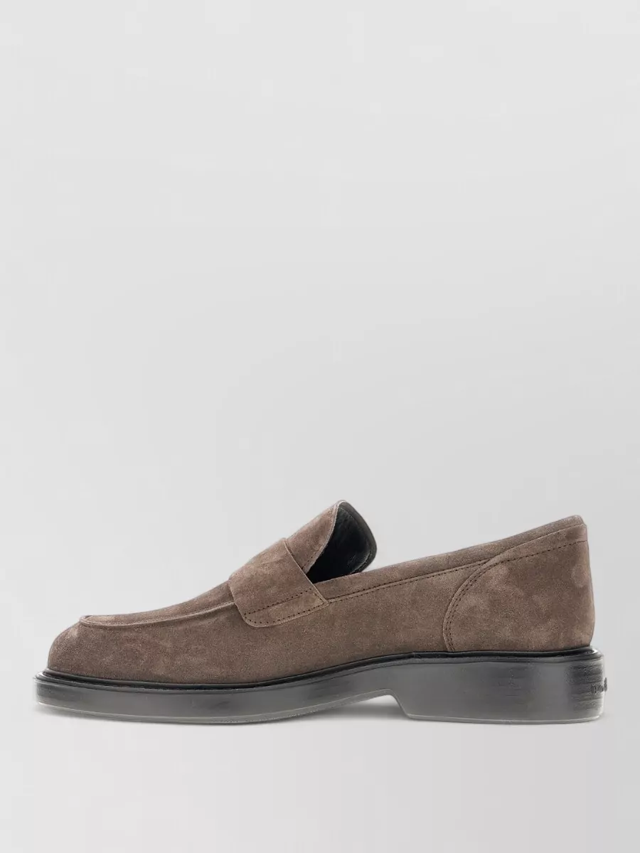 Hogan Suede Leather Loafers