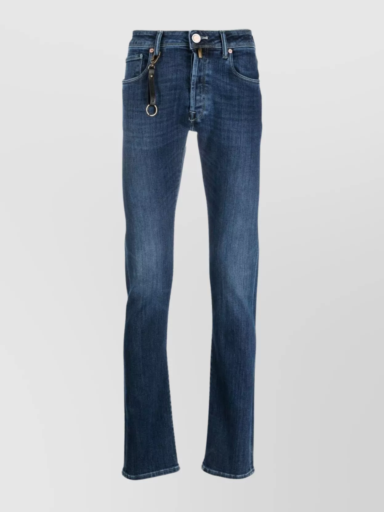Incotex 5p Denim Comfort Trousers In Blue