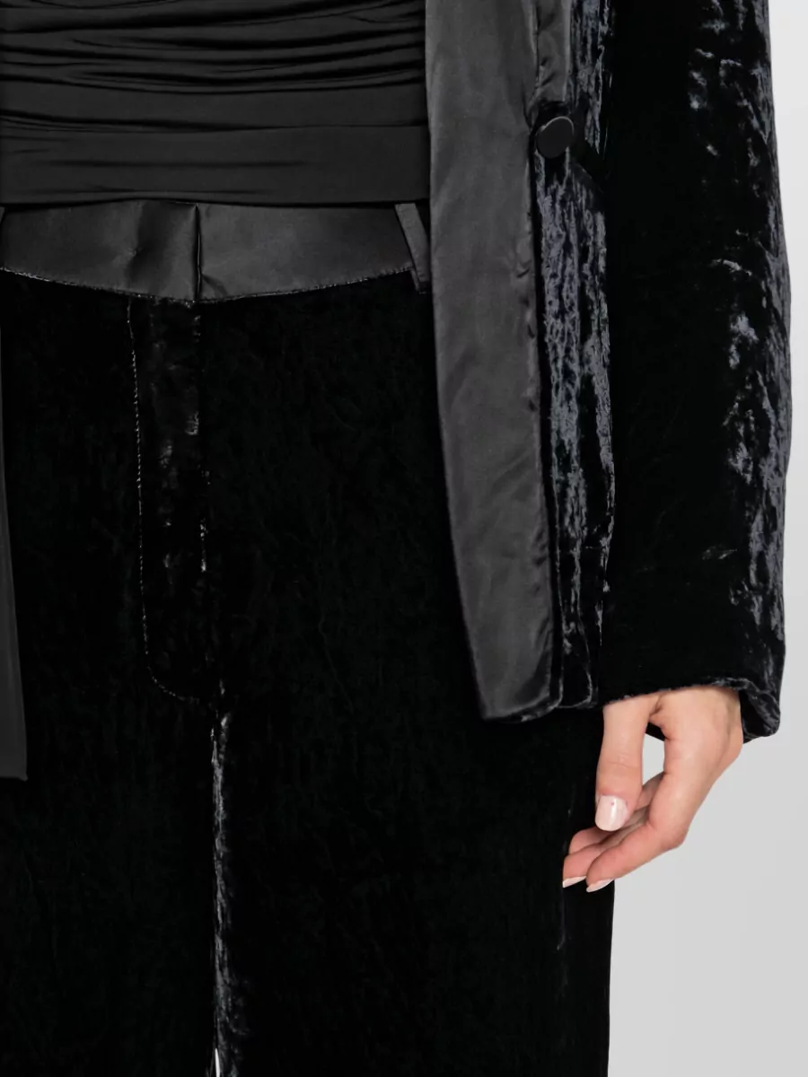 Forte Forte Velvet Straight-Leg Trousers