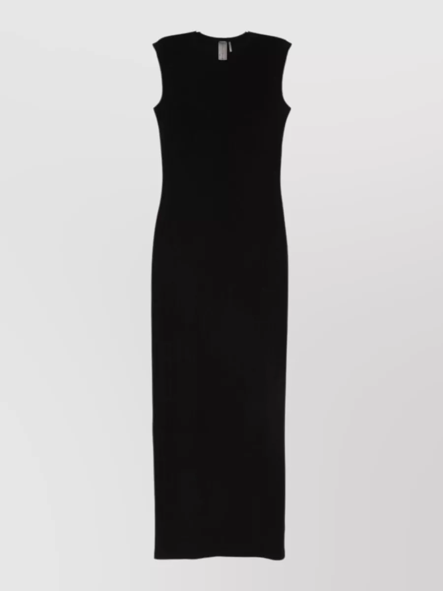 Norma Kamali Sleeveless Fitted Maxi Dress
