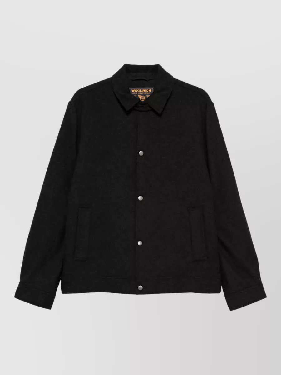 Woolrich Keating wool single-breasted coat
