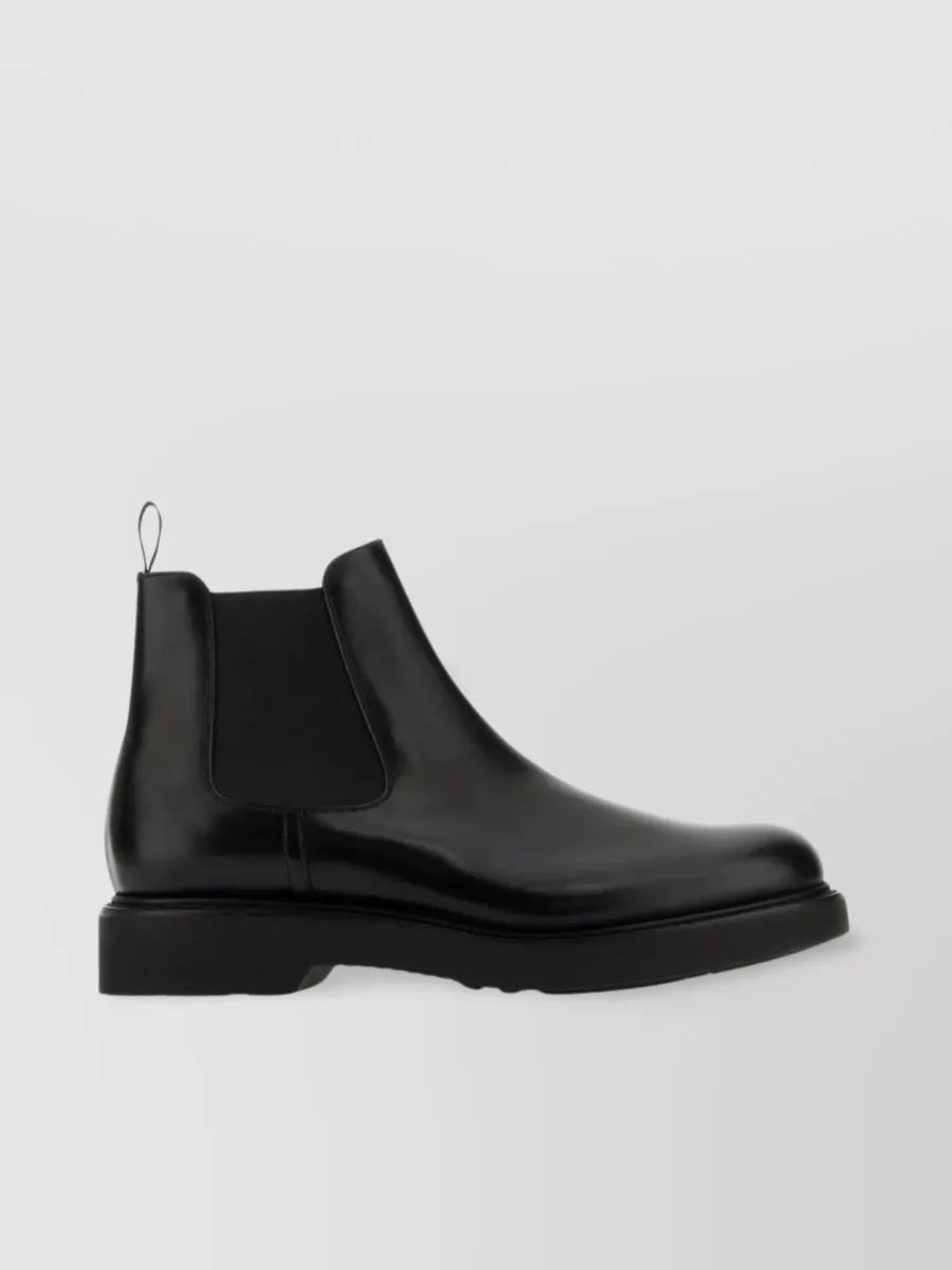 Shop Church's Leicester Ankle Boots With Rounded Toe In Black
