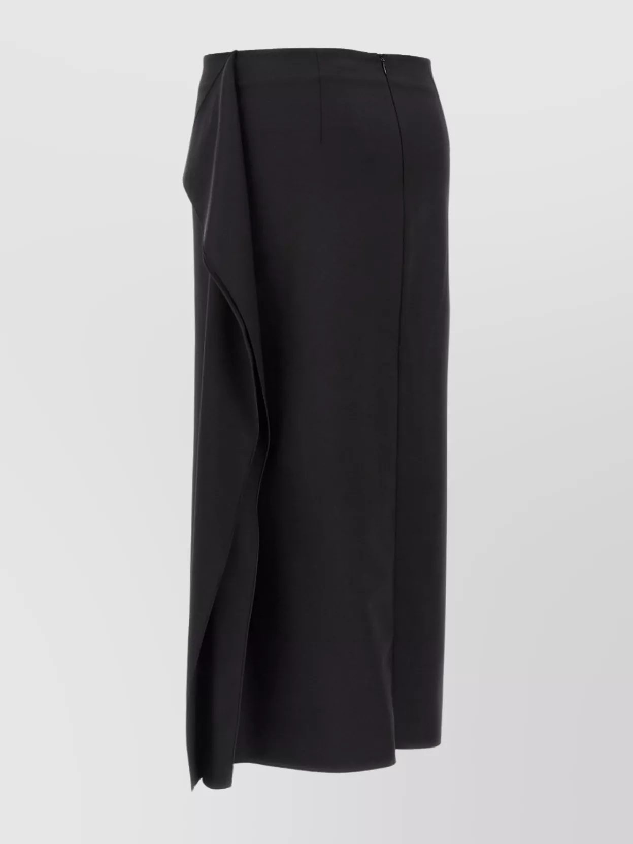 Sportmax Draped Asymmetry Skirt Side Drape Detail